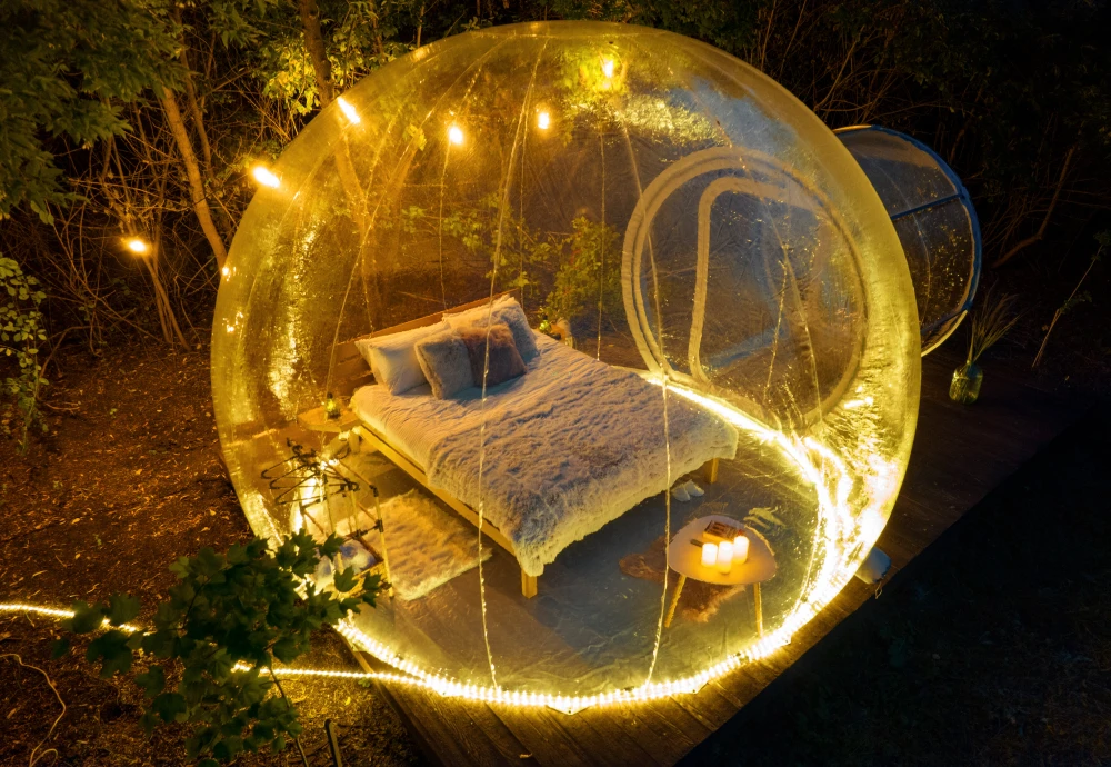 bubble tent ideas