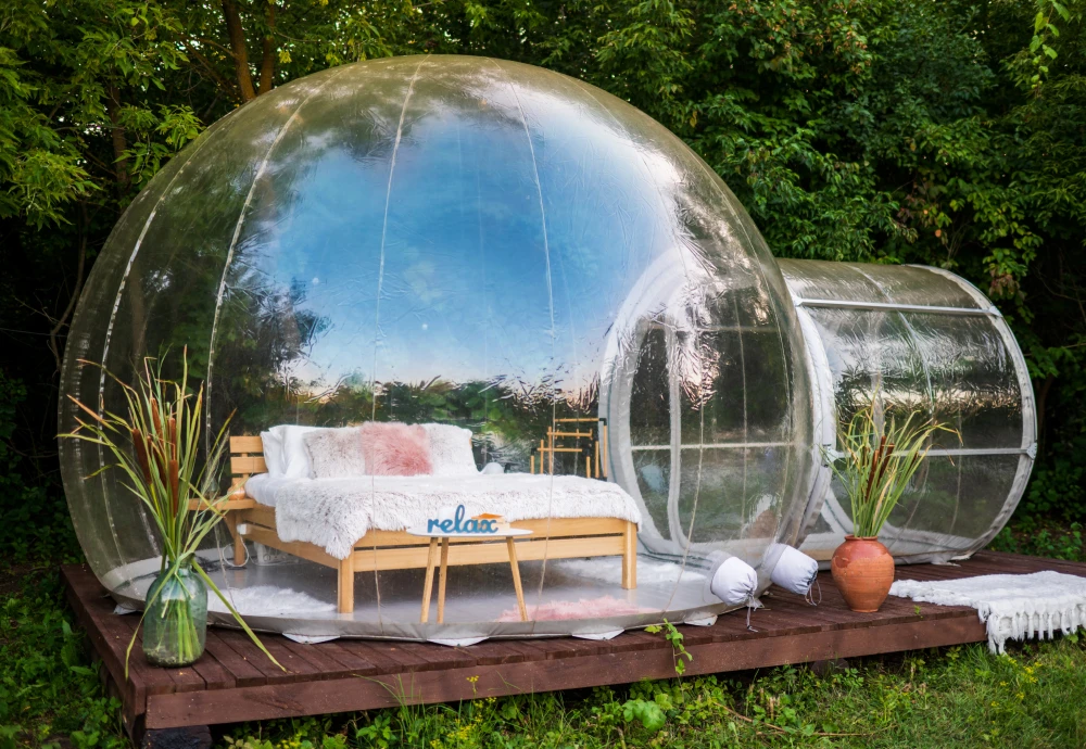 lawn bubble tent